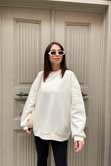 NA-KD Ekru Sweatshirt