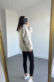 Vizon Fermuar Detaylı Sweatshirt