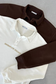 ZR Acı Kahve Morocco Night İşlemeli Sweatshirt