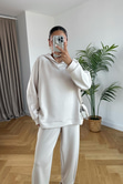 Storm Taş Modal Sweatshirt Pantolon Takım