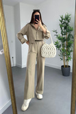 Willow Bej Premium Keten Takım