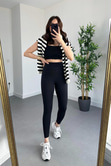 Oysho Siyah Dikişli Toparlayıcı Fit Tayt