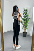 Oysho Siyah Full Likralı Toparlayıcı Tayt