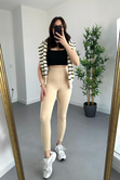 Oysho Taş Dikişli Toparlayıcı Fit Tayt