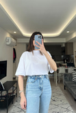 Beyaz Basic Tişört