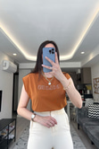 Hardal Golden İşlemeli Tişört