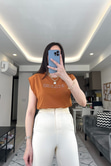 Hardal Golden İşlemeli Tişört
