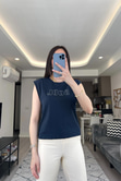 Lacivert Soul İşlemeli Tişört