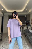 Lila Basic Tişört