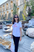 Muse Baskılı Beyaz Tişört