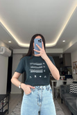 Noxi Antrasit Tişört