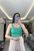 Yeşil Basic Atlet