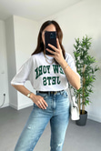 ZR New York Jets Baskılı Basic Tişört