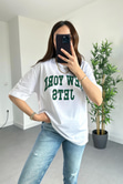 ZR New York Jets Baskılı Basic Tişört