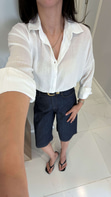 Verani Beyaz Oversize Basic Gömlek