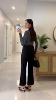 Vodden Siyah Flare Pantolon