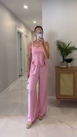 Voks Pembe Bluz Pantolon Takım