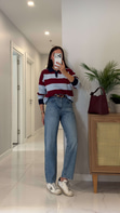 Warle Açık Mavi Mom Jean