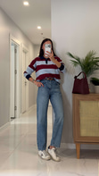 Warle Açık Mavi Mom Jean