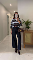 Widoste Dark Blue Barrel Jean