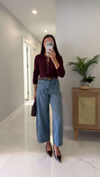 Widoste Mavi Barrel Jean
