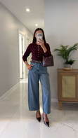 Widoste Mavi Barrel Jean
