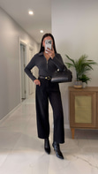 Wonez Siyah Barrel Jean