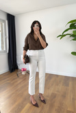 ZR Devin Beyaz Slim Fit Jean