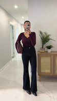 ZR Konse Dark Blue İspanyol Paça Jean