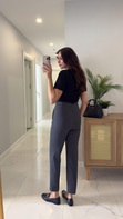 ZR Lora Füme Flatolu Pantolon