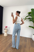 ZR Metan Buz Mavi Straight Jean