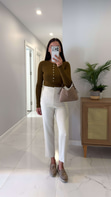 ZR Nora Taş Flatolu Pantolon
