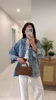 ZR Violda Mavi Cep Detaylı Denim Ceket