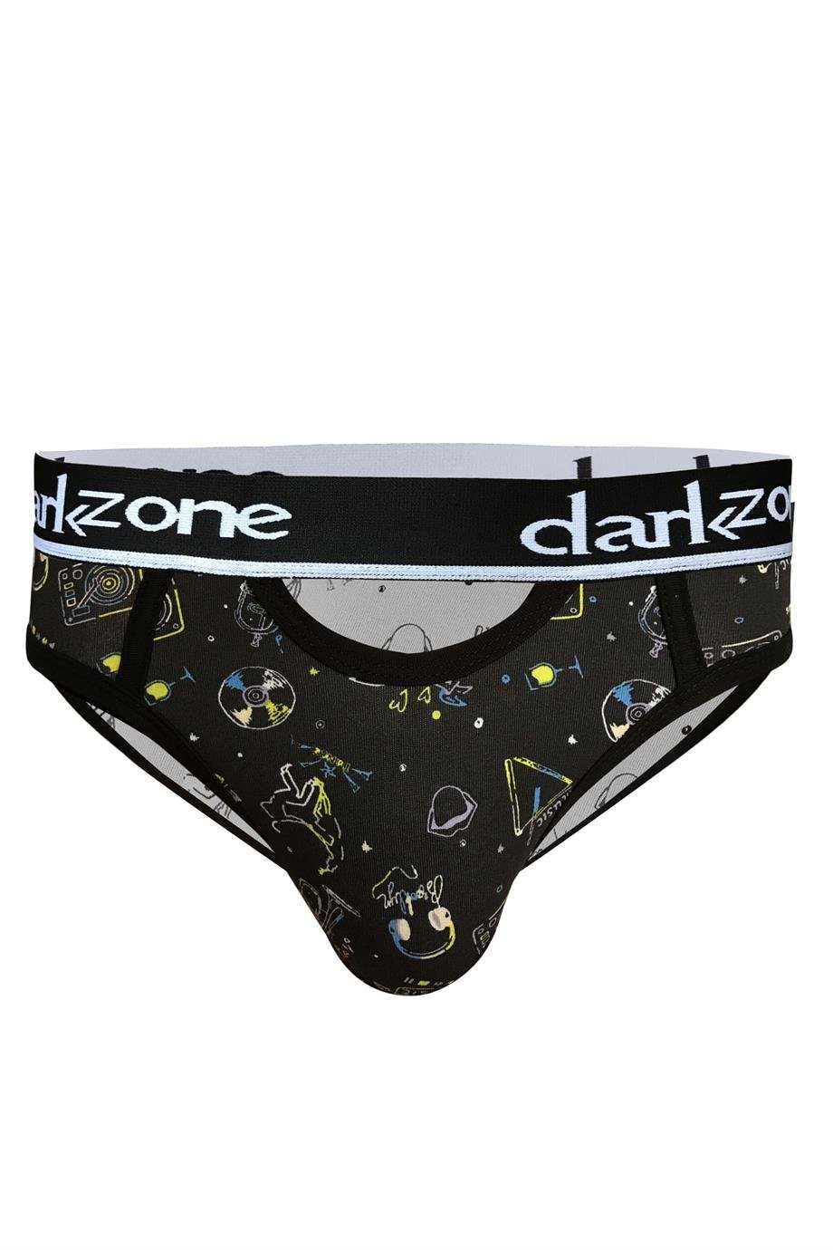 Önü Açık Desenli Erkek Slip - DZN6265