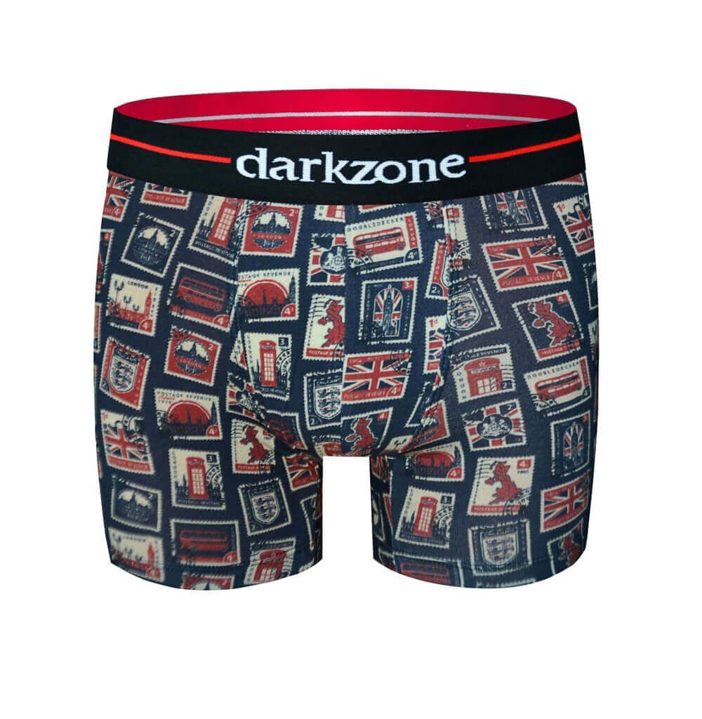 Vintage Baskılı Erkek Boxer (Dijital Baskılı) - DZN2073
