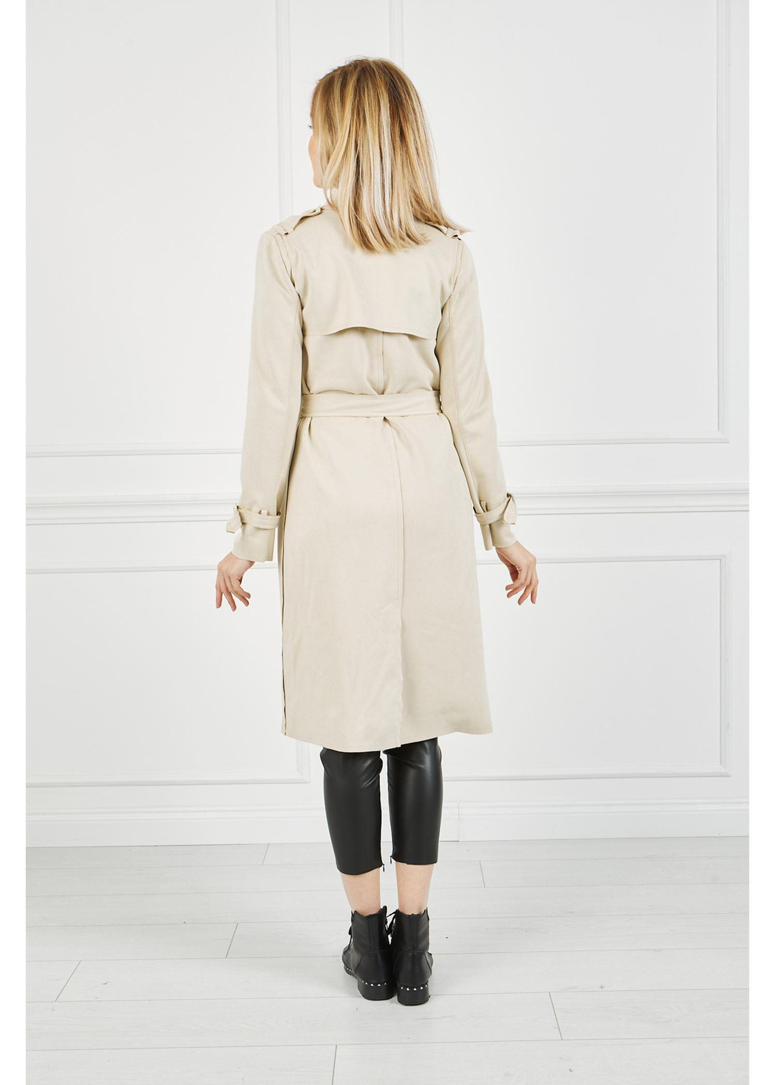 Apoletli Trençkot-Taş