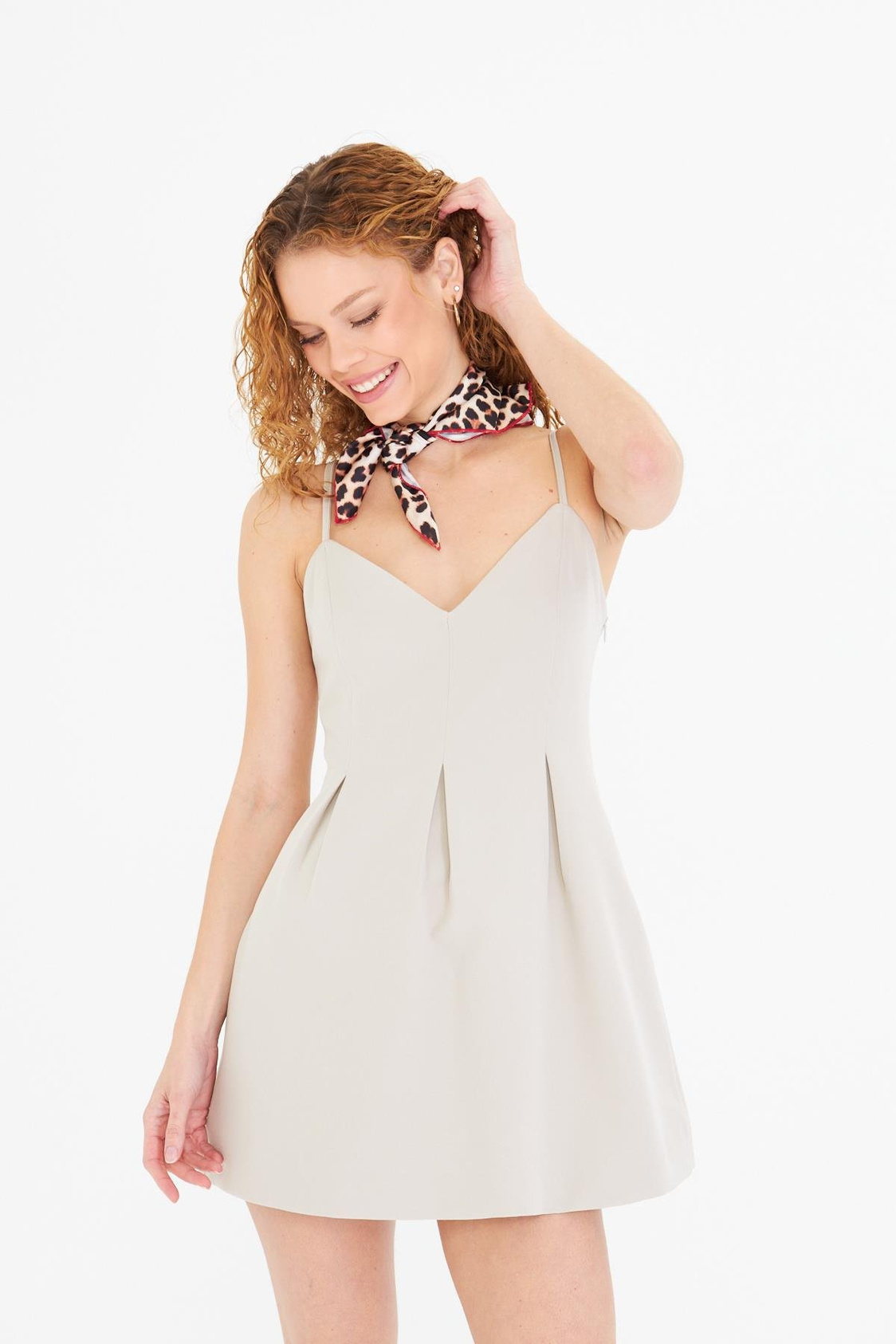 Askılı Mini Elbise