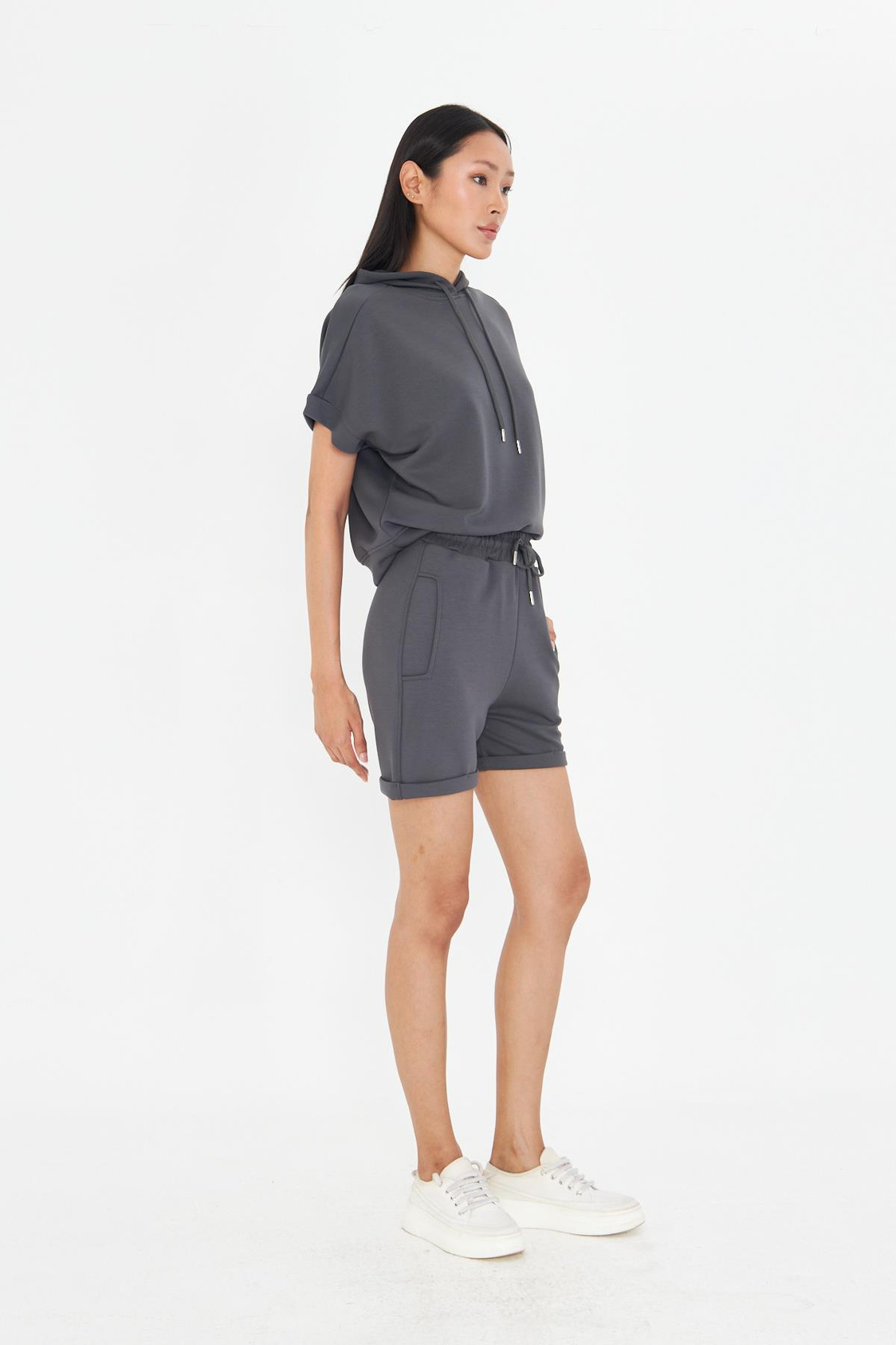 Bağcıklı Lastikli Modal Şort