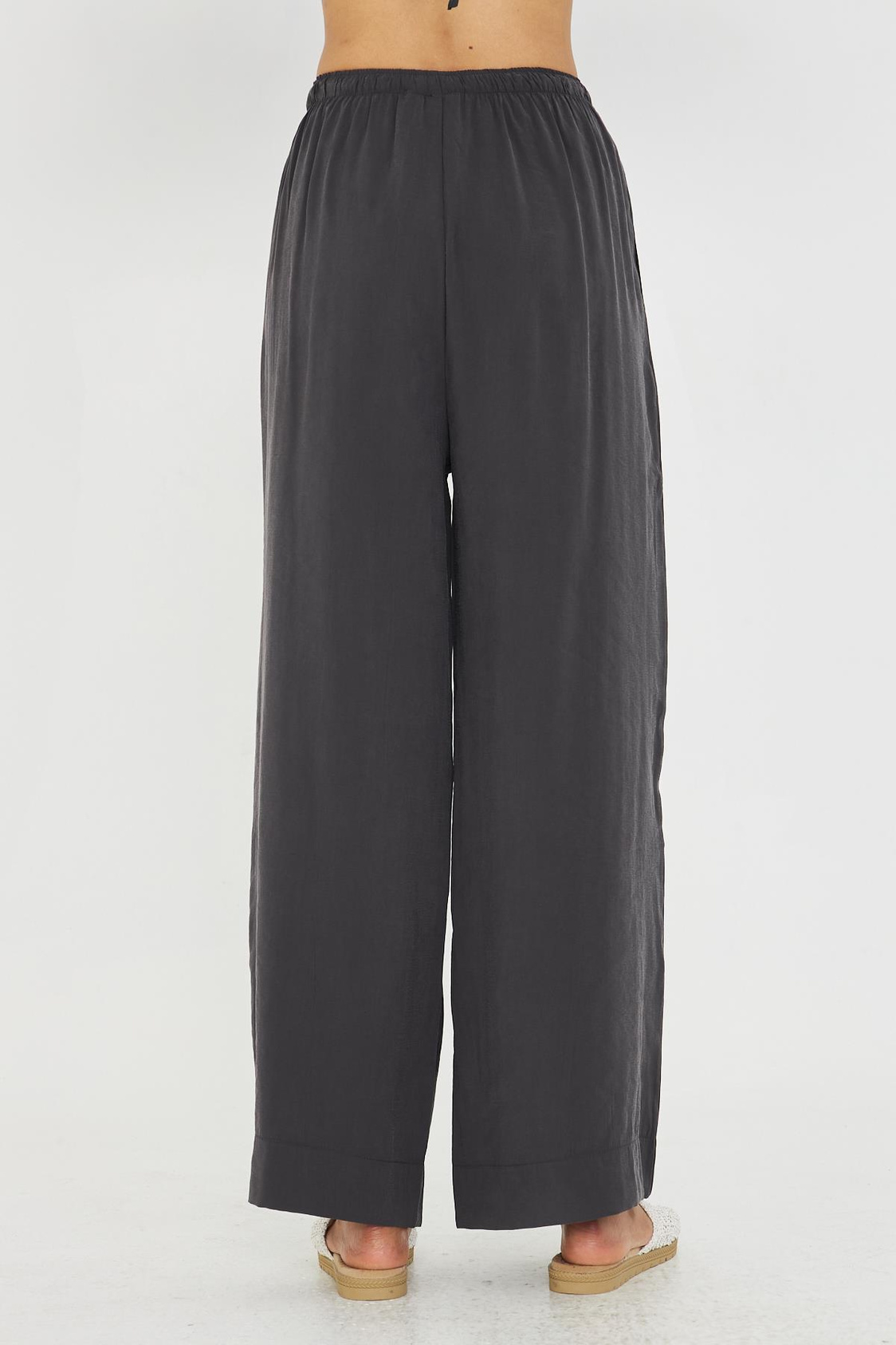 Bağcıklı Yan Cepli Modal Pantolon