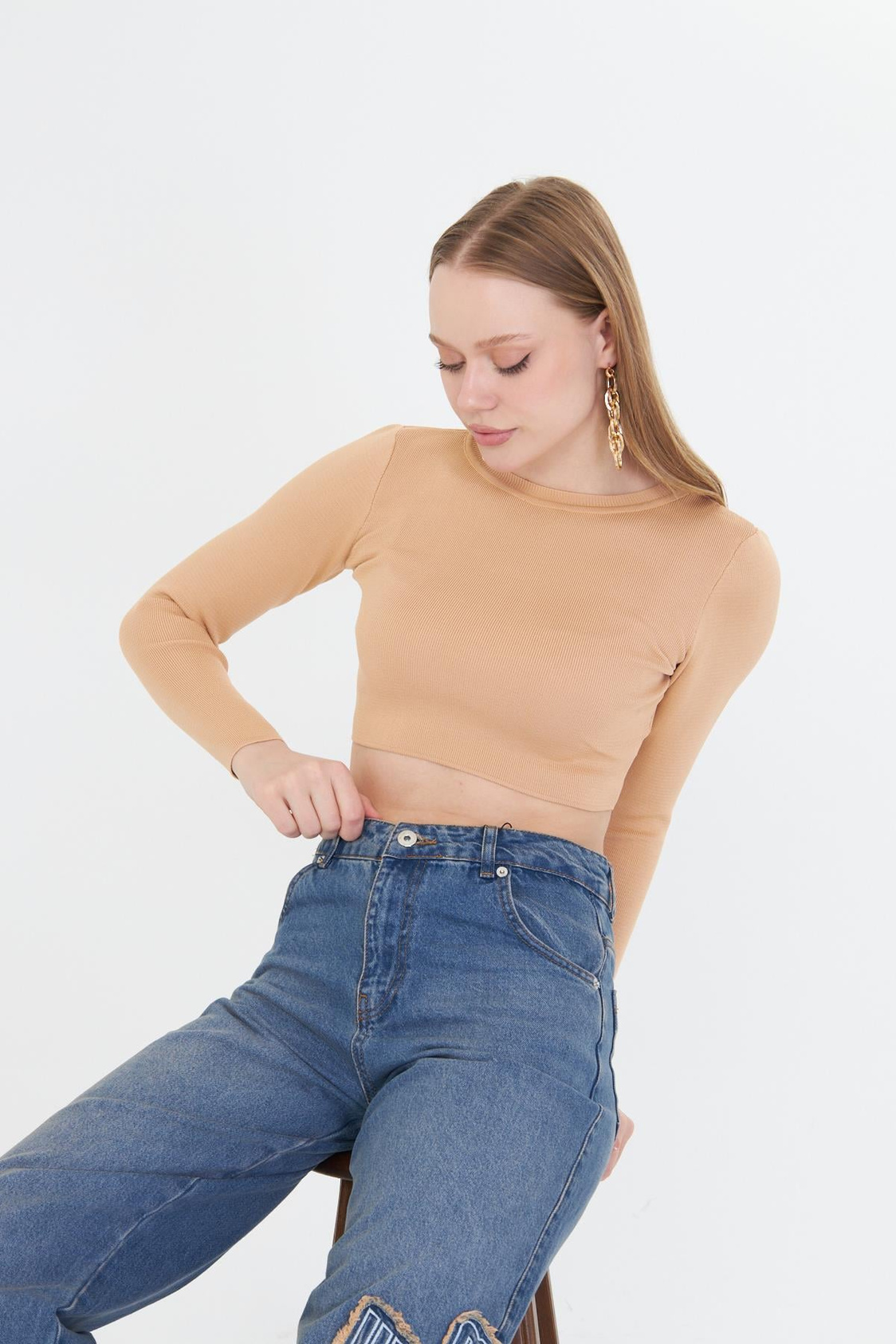 Basic Yaka Crop Kazak - Vizon