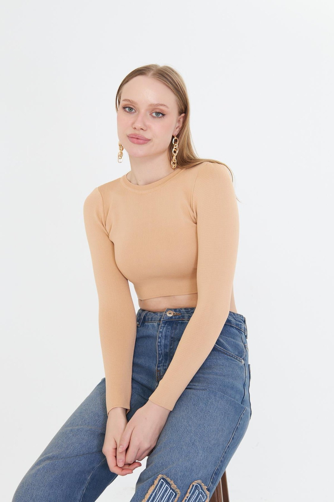 Basic Yaka Crop Kazak - Vizon