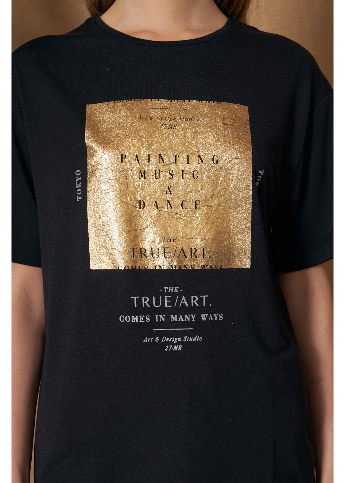Baskılı Basic T-shirt