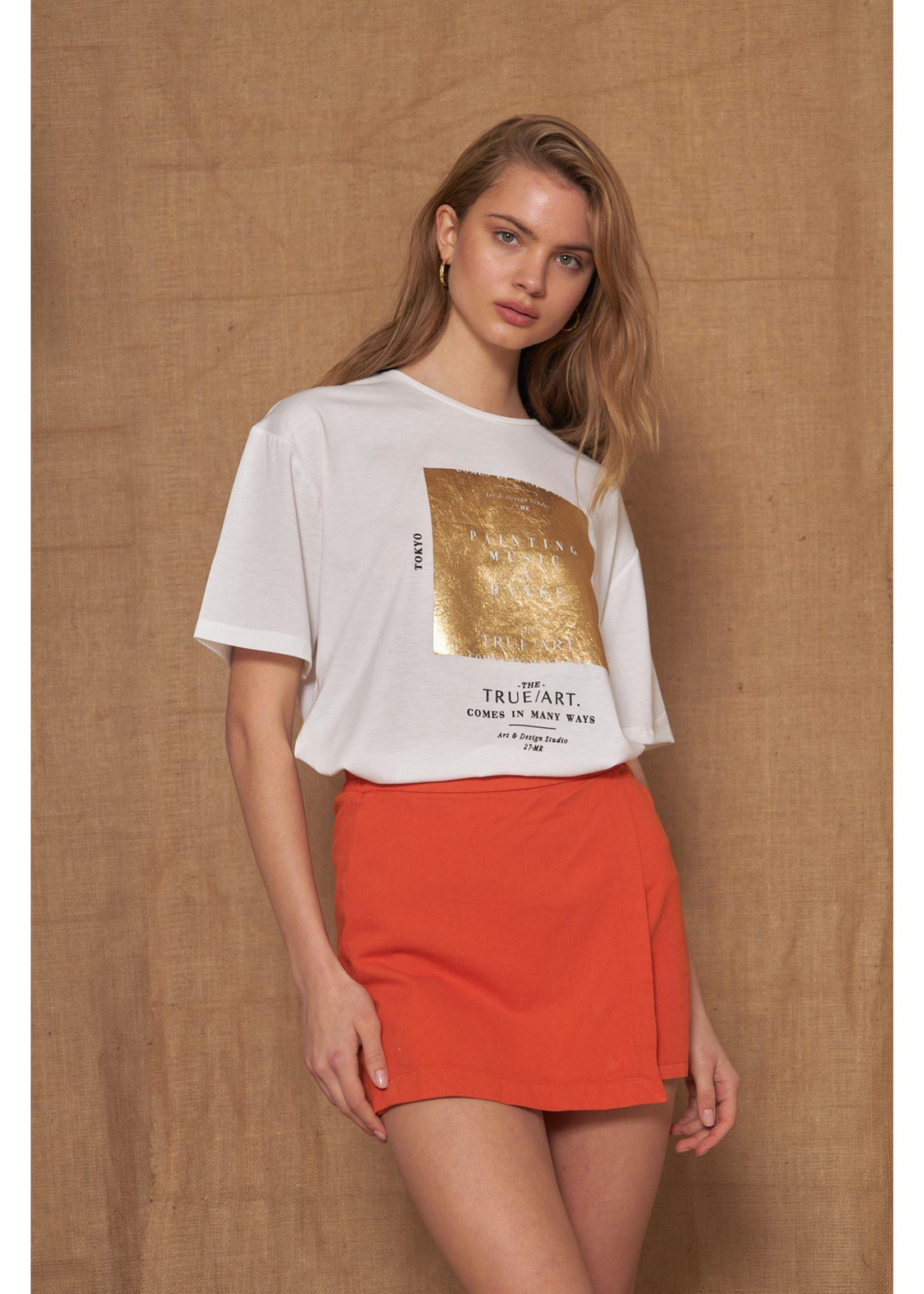 Baskılı Basic T-shirt