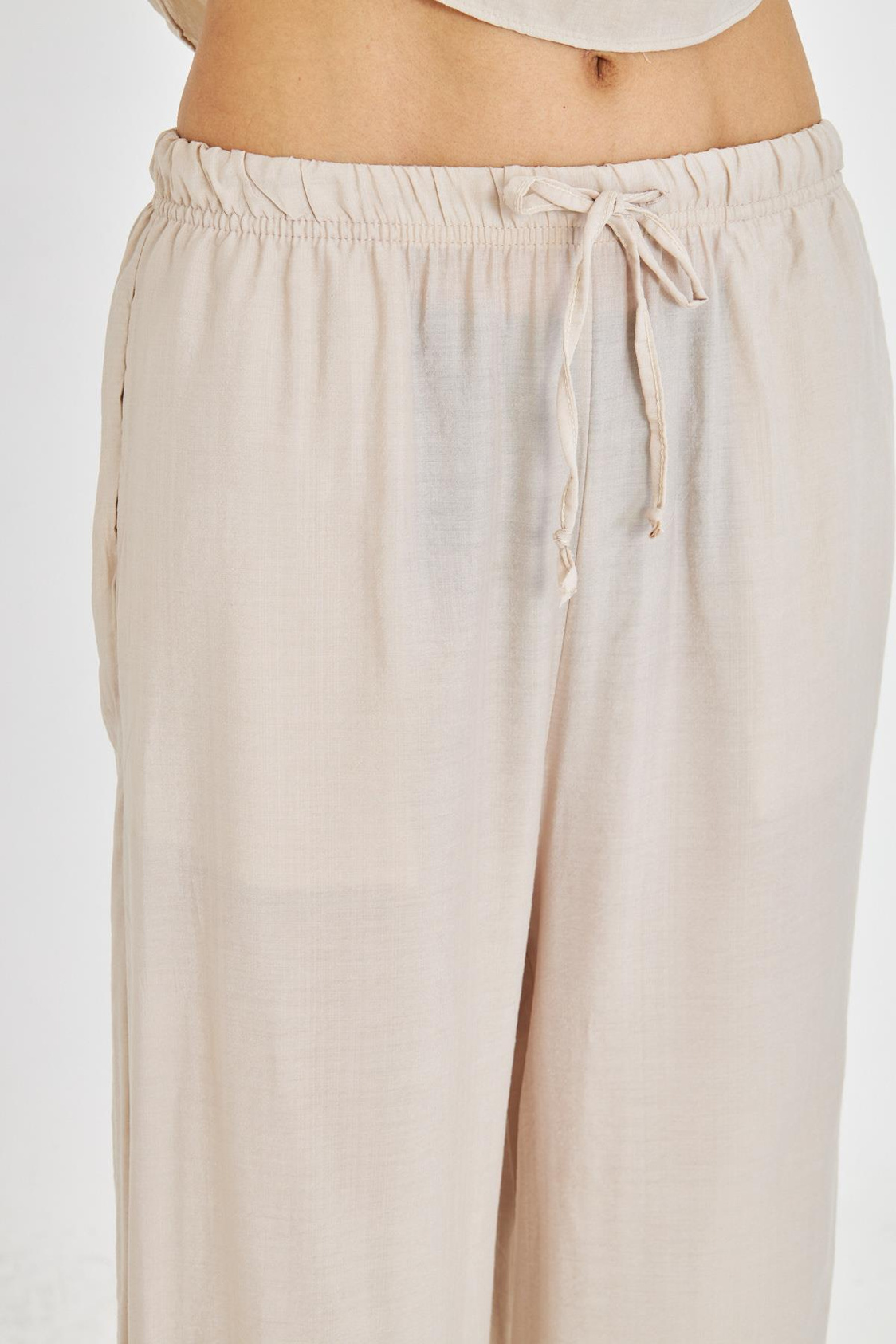 Beli Bağlamalı Pantolon