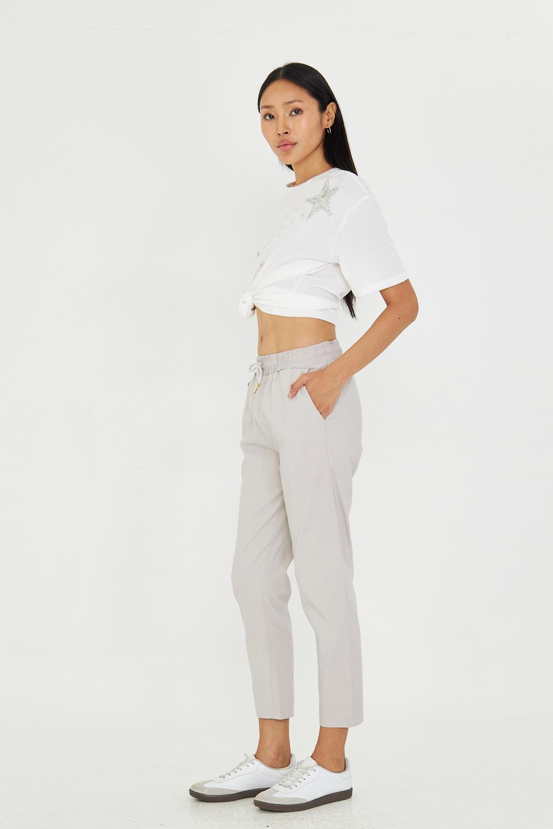 Beli Lastikli Fleto Cepli Pantolon