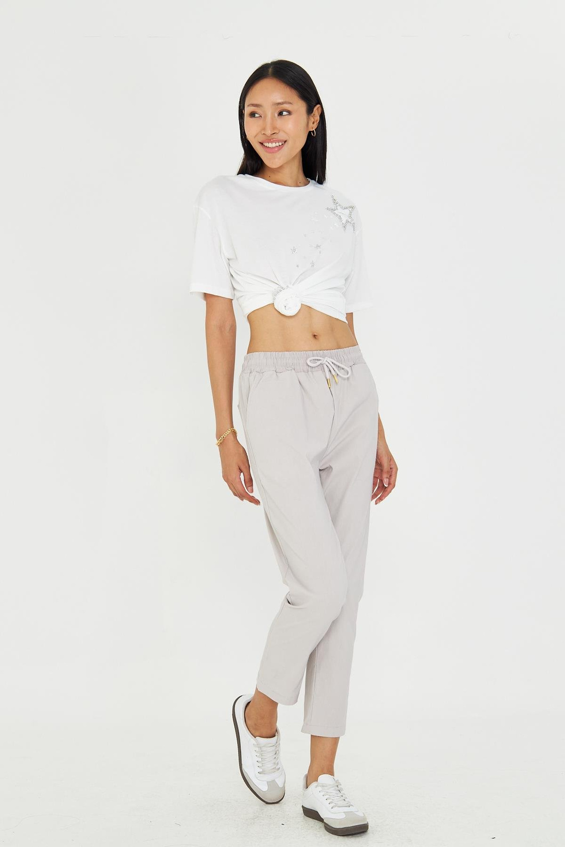 Beli Lastikli Fleto Cepli Pantolon