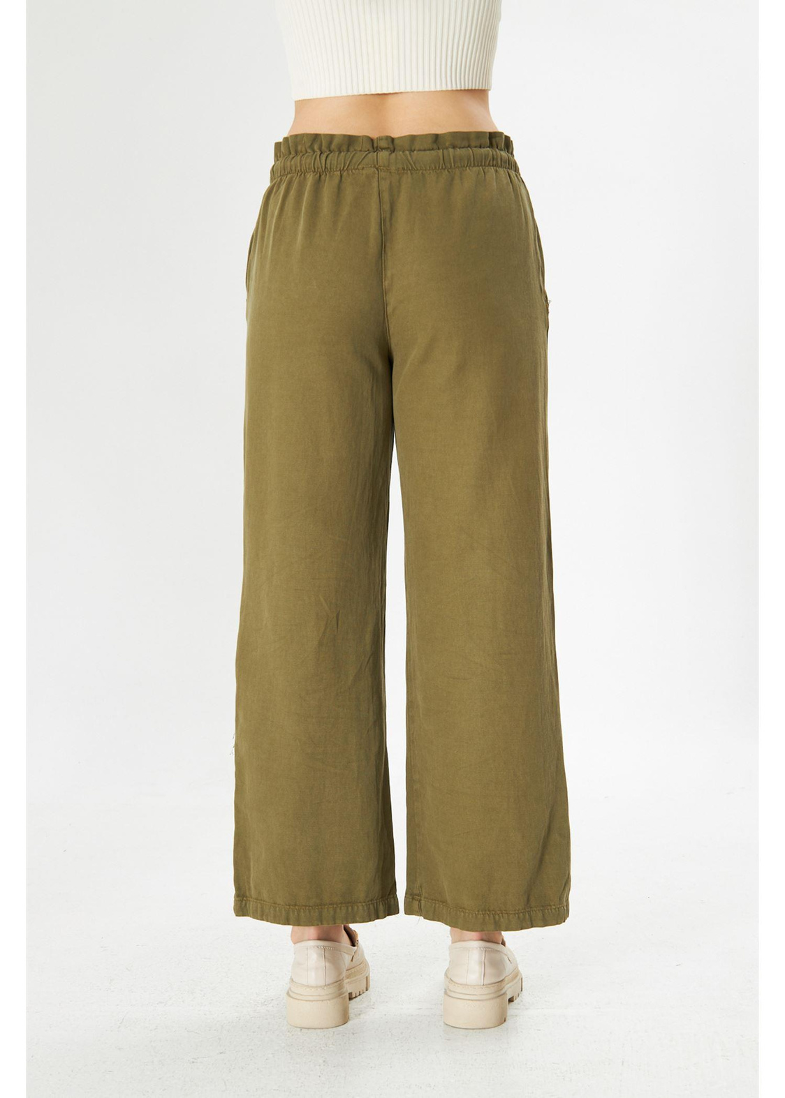 Beli Lastikli Palazzo Pantolon