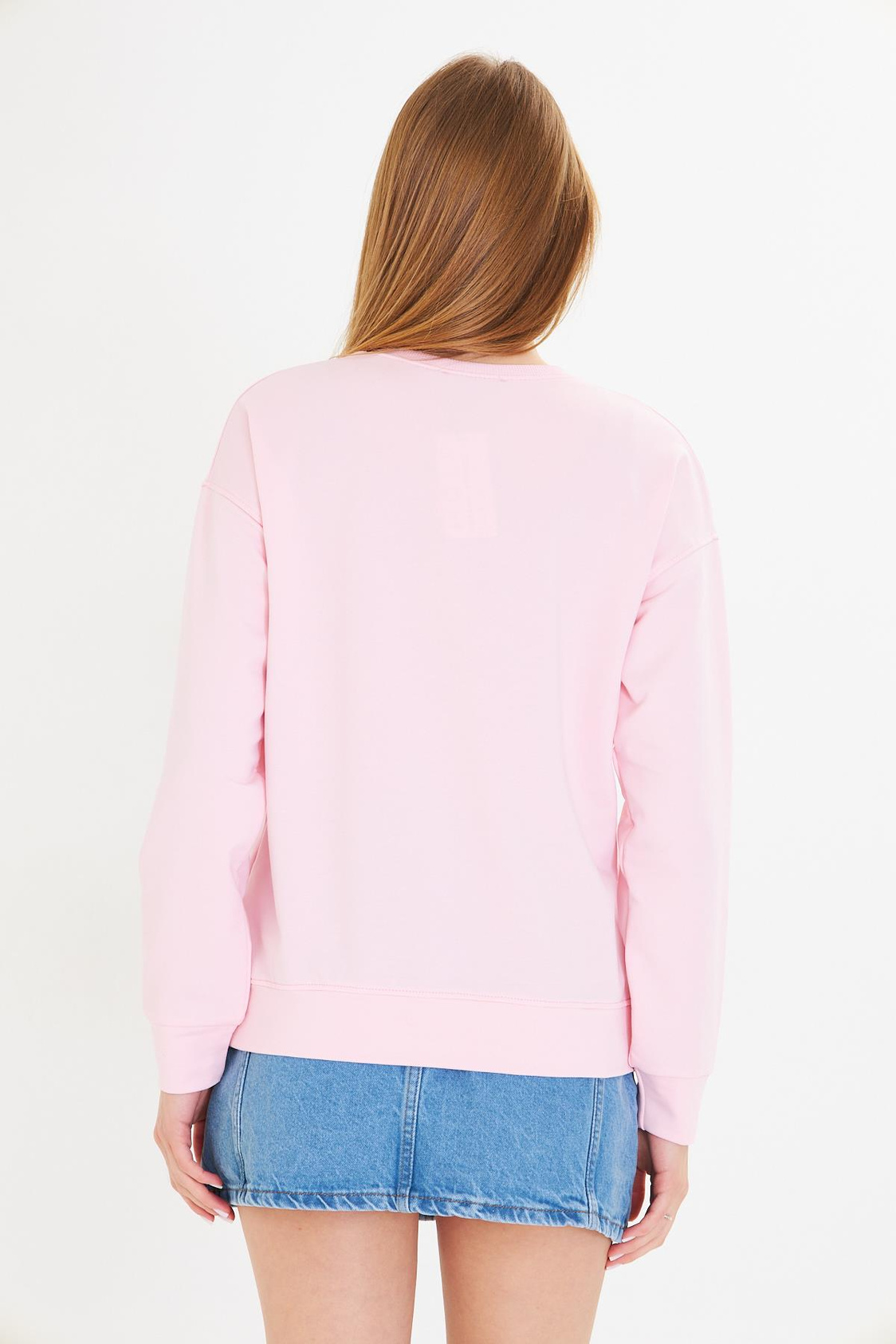 Bisiklet Baskılı İki İplik Sweatshirt