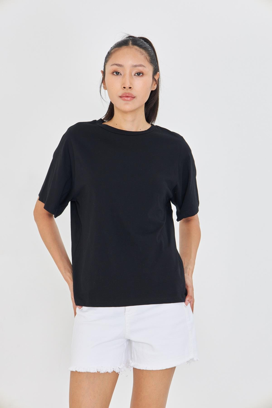 Bisiklet Yaka Basic T-shirt