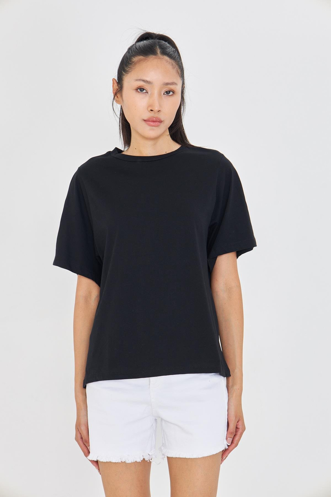 Bisiklet Yaka Basic T-shirt